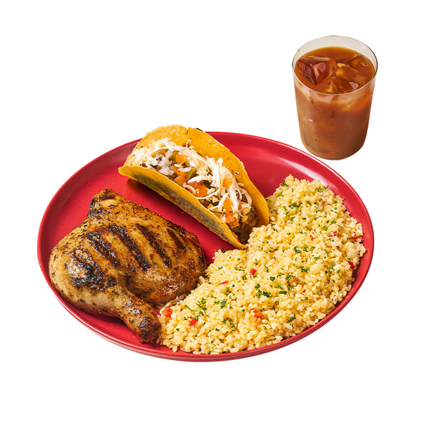 Hungry Plate 2 - Char-Grilled Chicken | Gringo - Chicken and Ribs