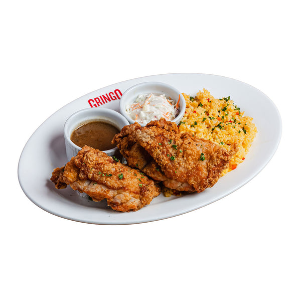 Southern Fried Chicken with Cuban Rice | Gringo - Chicken and Ribs